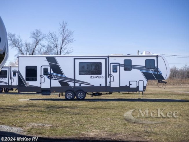 2024 Fuzion Impact Edition 367 by Keystone from McKee RV in Perry, Iowa