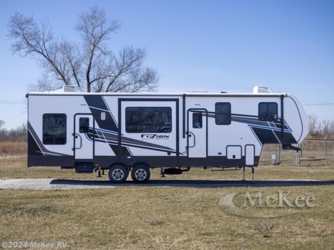 2024 Fuzion Impact Edition 337 by Keystone from McKee RV in Perry, Iowa