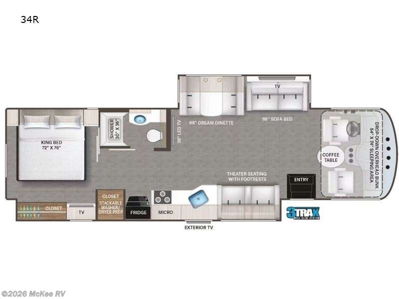 2026 Thor Motor Coach Windsport 35R - New Class A For Sale by McKee RV in Perry, Iowa features Slideout