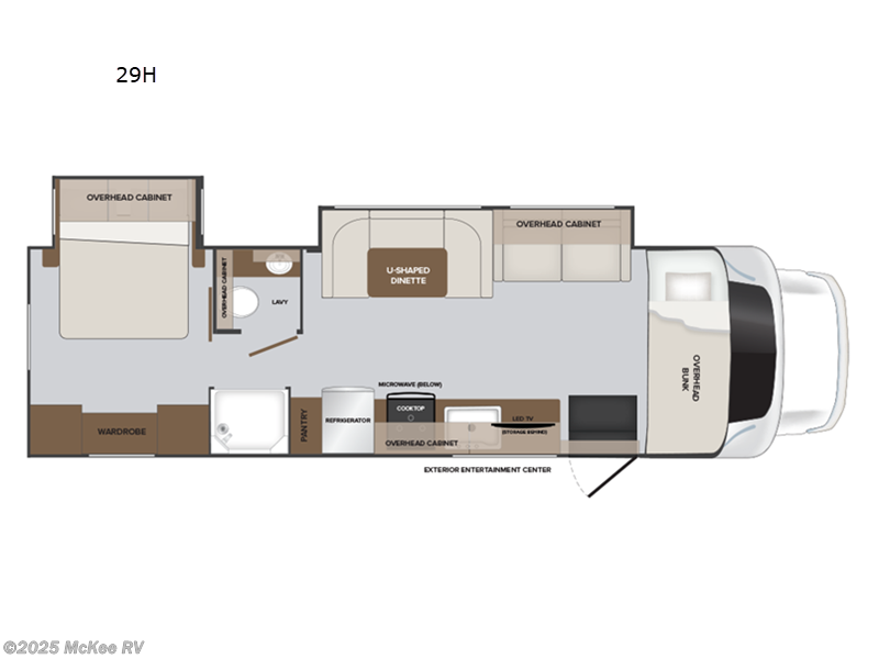 2025 Holiday Rambler Incline 29H - New Class C For Sale by McKee RV in Perry, Iowa features Slideout