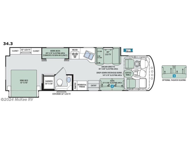 Used 2017 Thor Motor Coach Miramar 34.3 available in Perry, Iowa