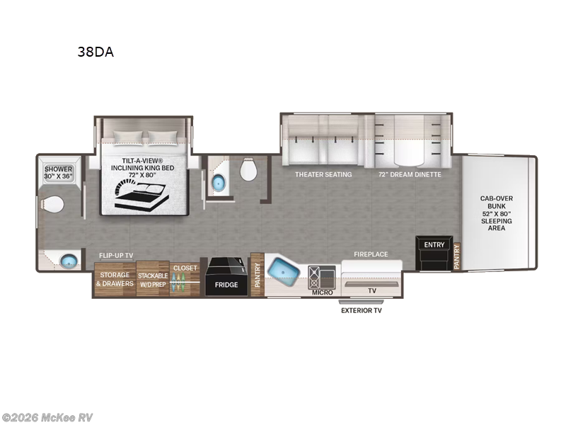 2026 Thor Motor Coach Pasadena 38DX - New Super C For Sale by McKee RV in Perry, Iowa features Slideout