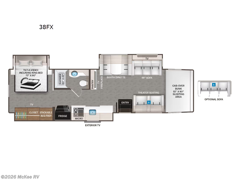 2026 Thor Motor Coach Pasadena 38FX - New Super C For Sale by McKee RV in Perry, Iowa features Slideout