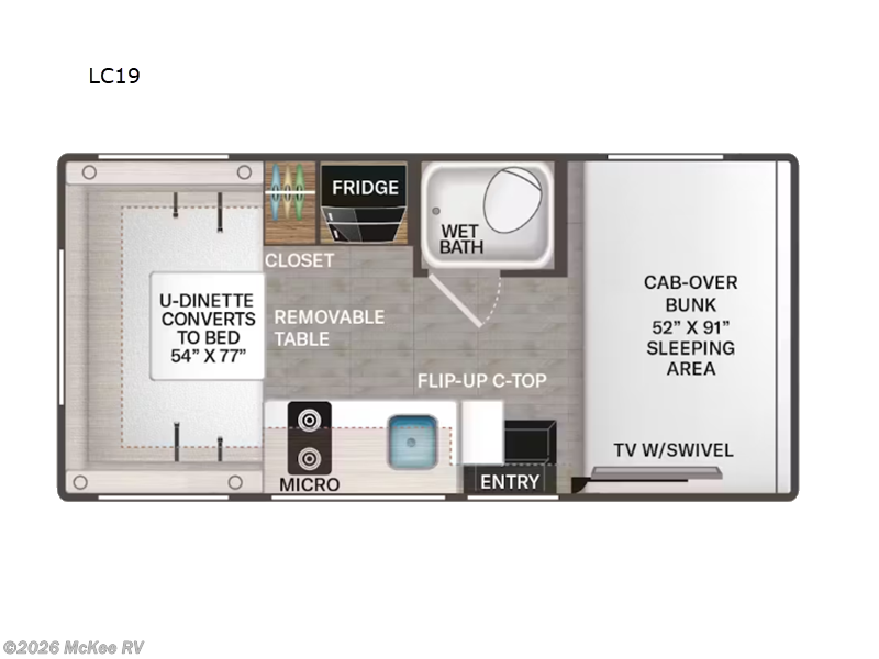 2026 Thor Motor Coach Quantum LC19 - New Class C For Sale by McKee RV in Perry, Iowa