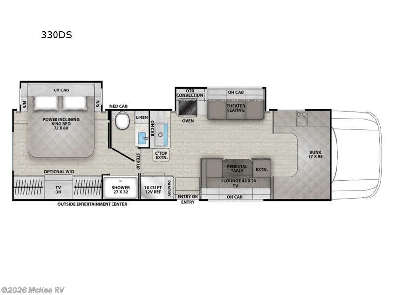 2026 Coachmen Entourage 330DSC - New Class C For Sale by McKee RV in Perry, Iowa features Slideout