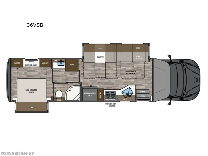 2026 Renegade Verona 36VSB - New Super C For Sale by McKee RV in Perry, Iowa features Slideout