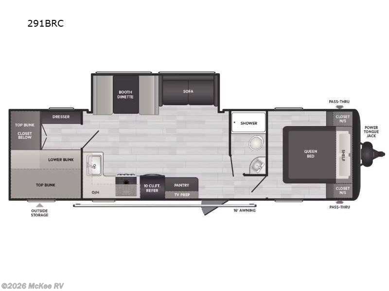 2025 Keystone Springdale Classic 291BRC - New Travel Trailer For Sale by McKee RV in Perry, Iowa features Slideout