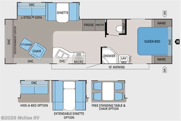 2011 Jayco Eagle Super Lite 318RLS - Used Travel Trailer For Sale by McKee RV in Perry, Iowa features Slideout