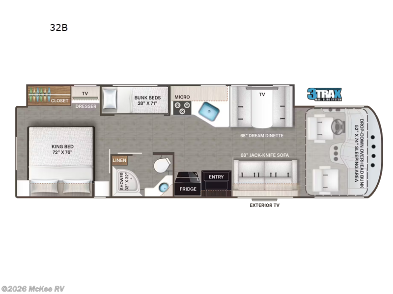 2026 Thor Motor Coach ACE 32B - New Class A For Sale by McKee RV in Perry, Iowa features Slideout