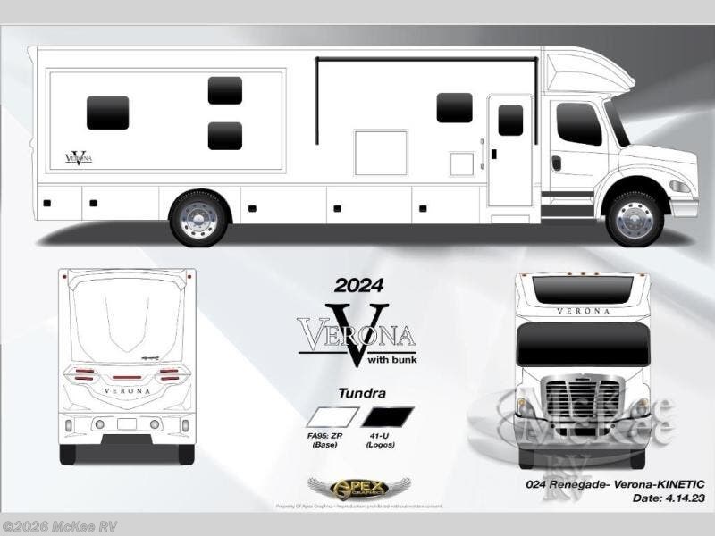 2026 Verona 40VBH by Renegade from McKee RV in Perry, Iowa