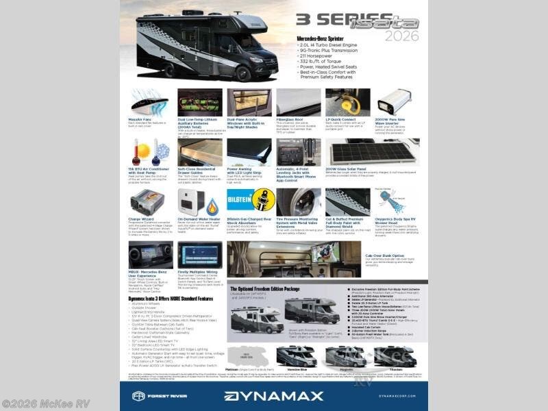 New 2026 Dynamax Corp isata 3 24RW available in Perry, Iowa