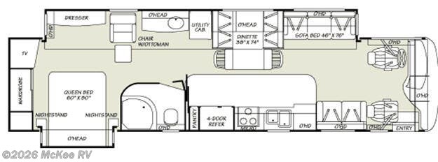 2007 Fleetwood Providence 39V - Used Class A For Sale by McKee RV in Perry, Iowa features Slideout