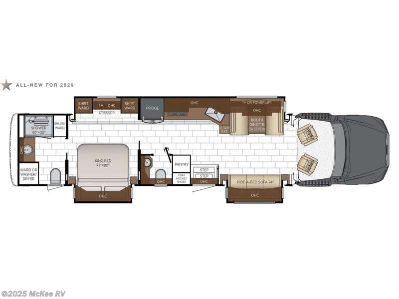 2026 Newmar Supreme Aire 4341 - New Super C For Sale by McKee RV in Perry, Iowa features Slideout