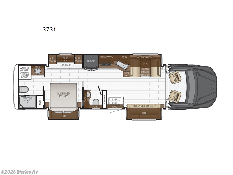 2026 Newmar Super Star 3731 - New Super C For Sale by McKee RV in Perry, Iowa features Slideout
