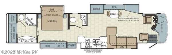 2015 Entegra Coach Cornerstone 45B - Used Class A For Sale by McKee RV in Perry, Iowa features Slideout