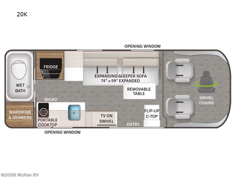 2024 Thor Motor Coach Tellaro 20K - Used Class B For Sale by McKee RV in Perry, Iowa
