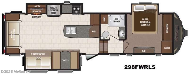 2016 Keystone Sprinter 298FWRLS - Used Fifth Wheel For Sale by McKee RV in Perry, Iowa features Slideout