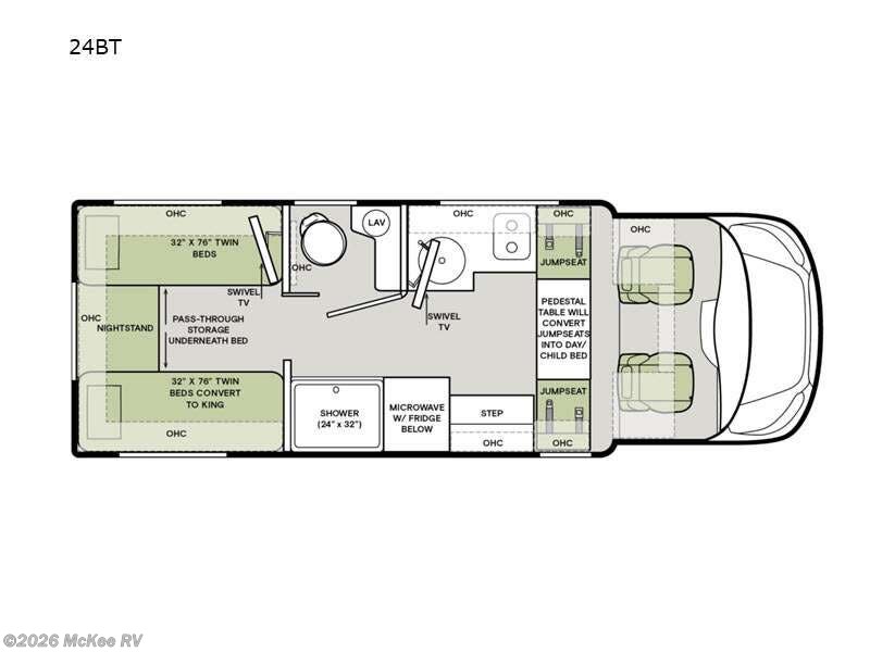 2025 Tiffin Midas 24 BT - Used Class B For Sale by McKee RV in Perry, Iowa