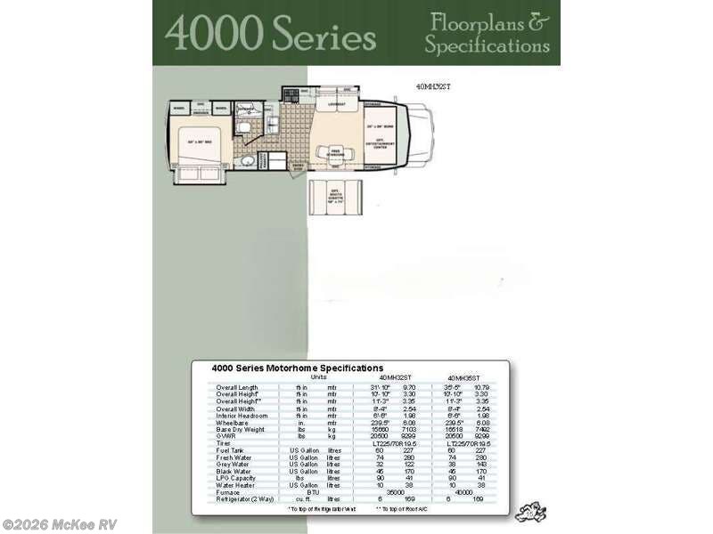 2007 Bigfoot M32ST - Used Super C For Sale by McKee RV in Perry, Iowa