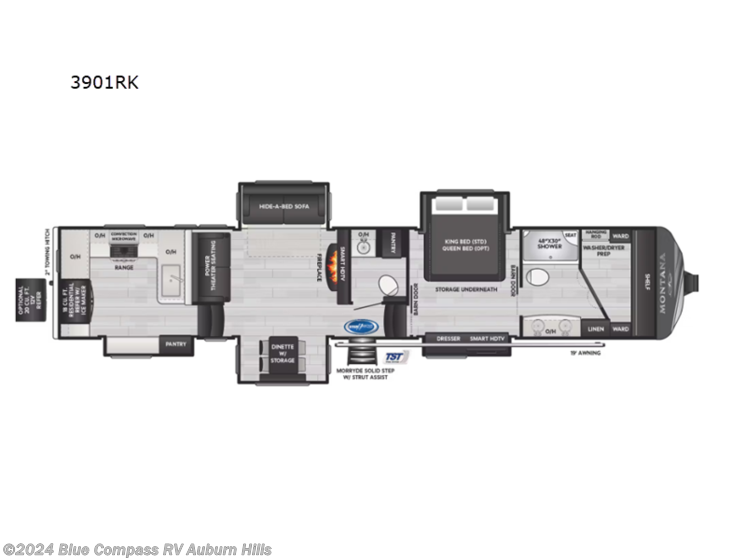 New 2025 Keystone Montana 3901RK available in Auburn Hills, Michigan