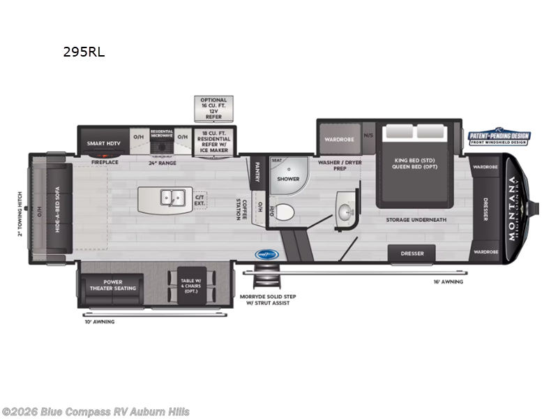 2025 Keystone Montana High Country 295RL - New Fifth Wheel For Sale by Blue Compass RV Auburn Hills in Auburn Hills, Michigan features Slideout