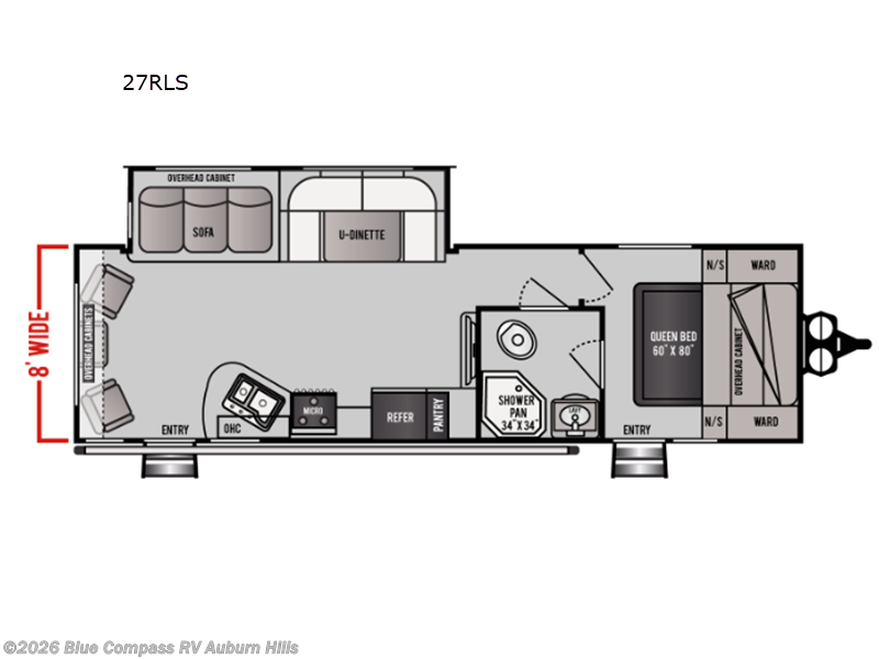 2024 Genesis Supreme Seabreeze Sea Breeze Limited 27RLS - Used Travel Trailer For Sale by Blue Compass RV Auburn Hills in Auburn Hills, Michigan features Slideout