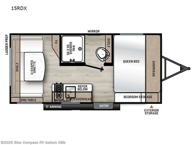 2026 Forest River Aurora Light 15RDX - New Travel Trailer For Sale by Blue Compass RV Auburn Hills in Auburn Hills, Michigan