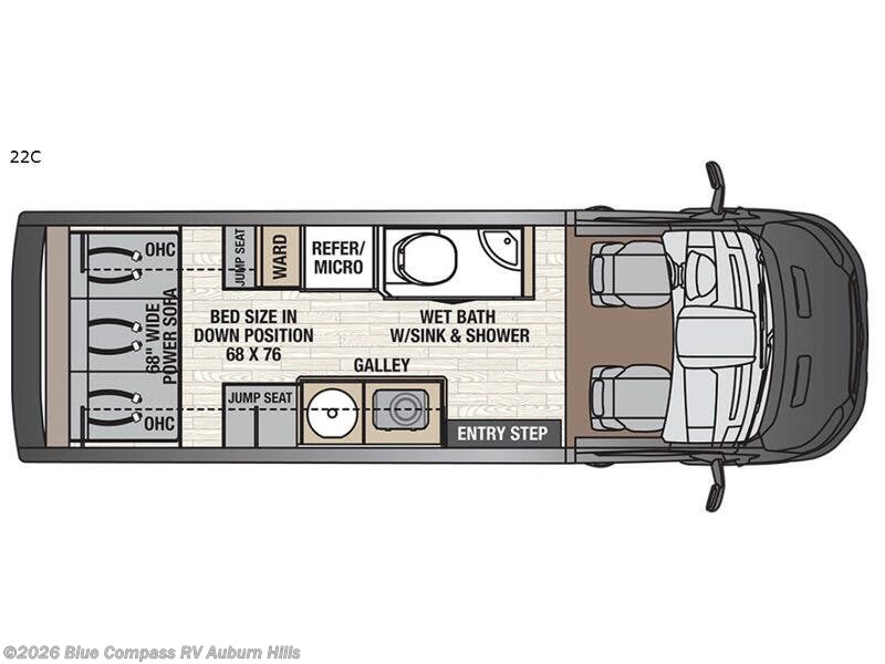 2019 Coachmen Crossfit 22C - Used Class B For Sale by Blue Compass RV Auburn Hills in Auburn Hills, Michigan