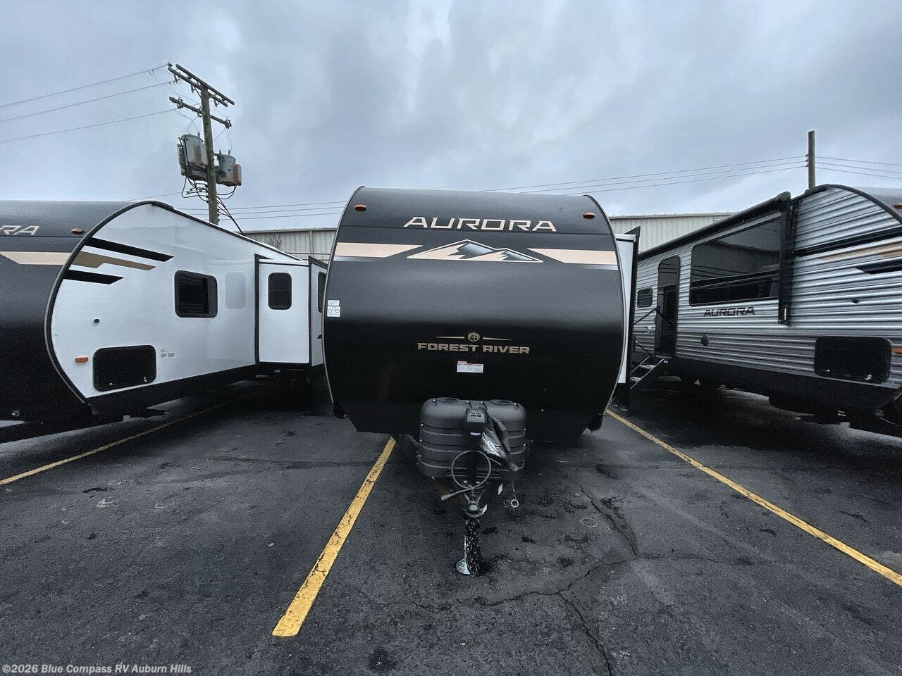 New 2026 Forest River Aurora 34BHTS (2 Queen Beds) available in Auburn Hills, Michigan