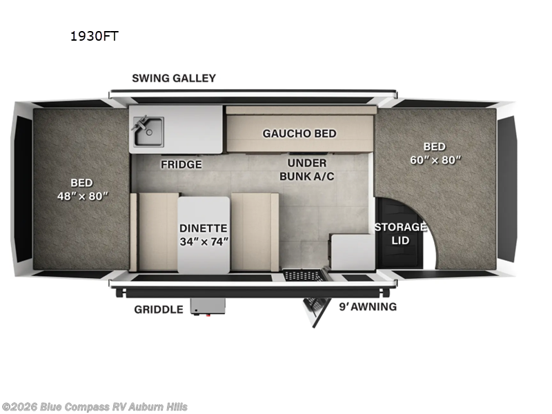 2026 Forest River Rockwood Freedom Series 1930FT - New Popup For Sale by Blue Compass RV Auburn Hills in Auburn Hills, Michigan