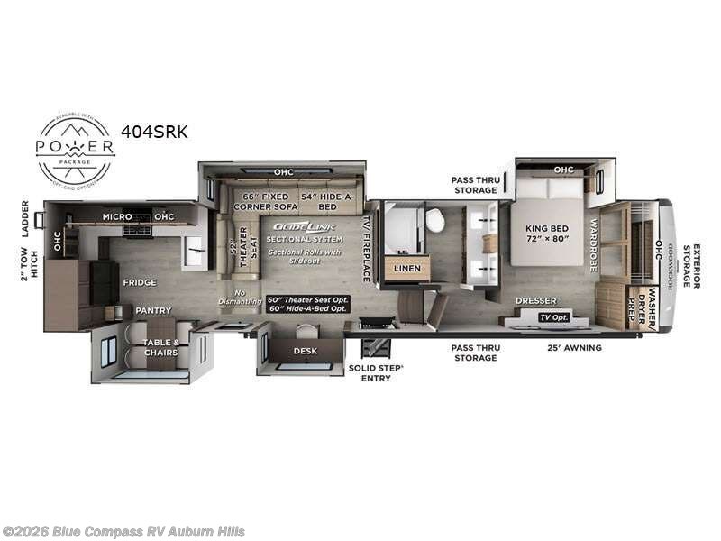 2026 Forest River Rockwood Signature 404SRK - New Fifth Wheel For Sale by Blue Compass RV Auburn Hills in Auburn Hills, Michigan features Slideout