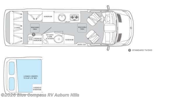 2015 Airstream Interstate Lounge Dual Wardrobe - Used Class B For Sale by Blue Compass RV Auburn Hills in Auburn Hills, Michigan