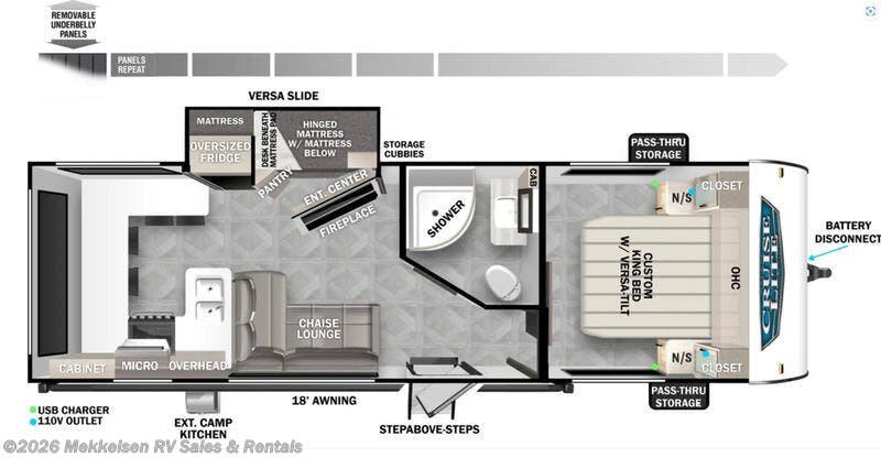 2024 Salem Cruise Lite 24VIEWX by Forest River from Mekkelsen RV Sales & Rentals in East Montpelier, Vermont