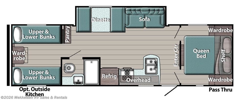 2025 Gulf Stream Ameri-Lite 279BH - New Travel Trailer For Sale by Mekkelsen RV Sales & Rentals in East Montpelier, Vermont