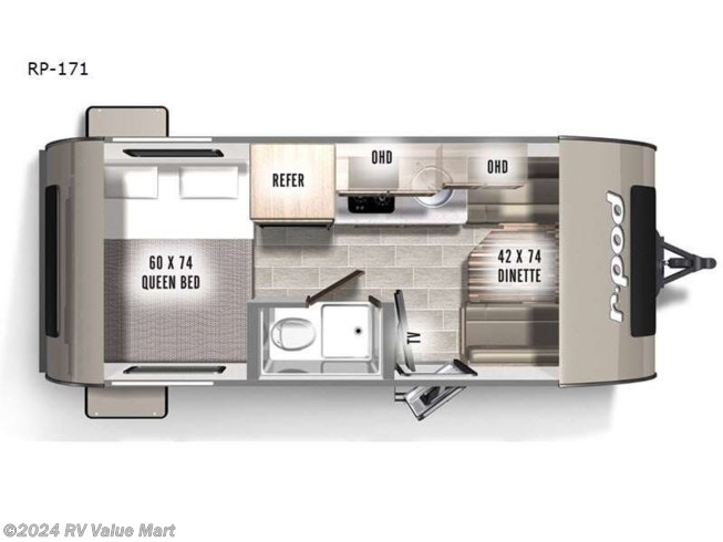 2023 Forest River R Pod RP-171 - New Travel Trailer For Sale by RV Value Mart in Willow Street, Pennsylvania