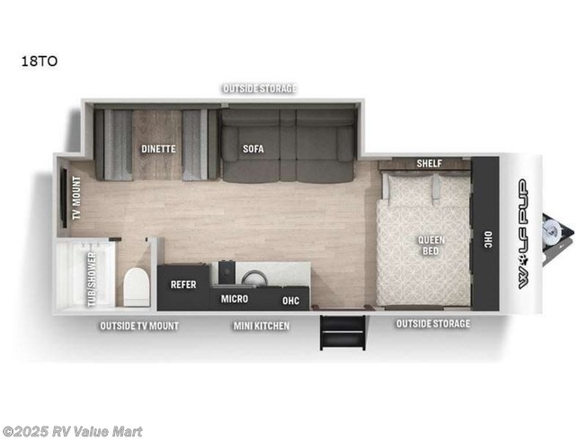 2023 Forest River Cherokee Wolf Pup 18TO - New Travel Trailer For Sale by RV Value Mart in Willow Street, Pennsylvania