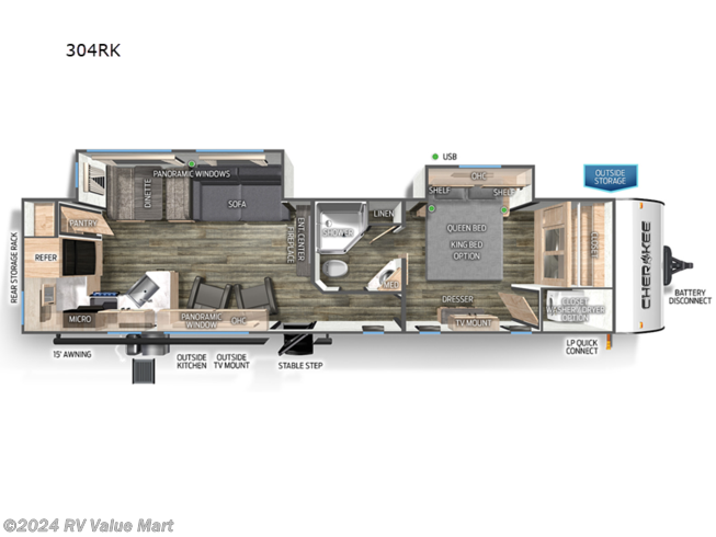 2024 Forest River Cherokee 304RK - New Travel Trailer For Sale by RV Value Mart in Willow Street, Pennsylvania