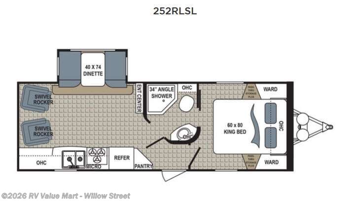 2017 Dutchmen Kodiak Ultimate 252RLSL - Used Travel Trailer For Sale by RV Value Mart - Willow Street in Willow Street, Pennsylvania features Slideout