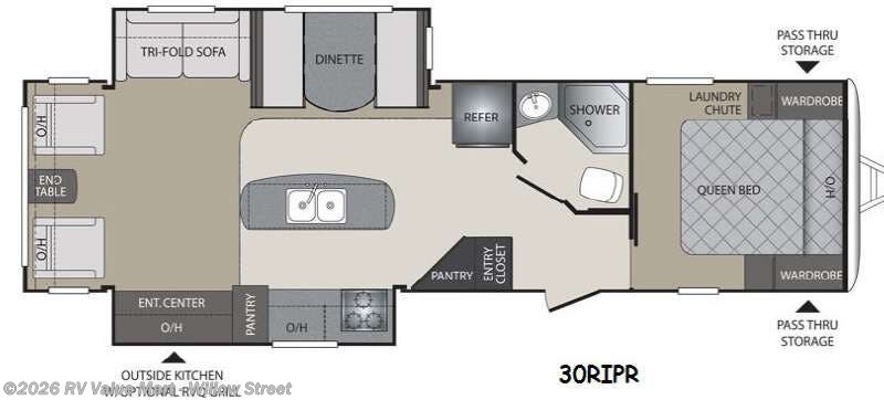 2014 Keystone Premier Ultra Lite 30RIPR - Used Travel Trailer For Sale by RV Value Mart - Willow Street in Willow Street, Pennsylvania features Slideout