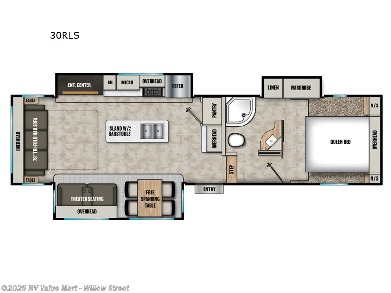 2026 Coachmen Chaparral Lite 30RLS - New Fifth Wheel For Sale by RV Value Mart - Willow Street in Willow Street, Pennsylvania features Slideout