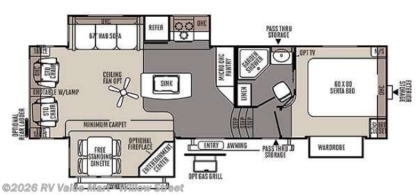 2014 Forest River Flagstaff Classic Super Lite 8528IKWS - Used Fifth Wheel For Sale by RV Value Mart - Willow Street in Willow Street, Pennsylvania features Slideout