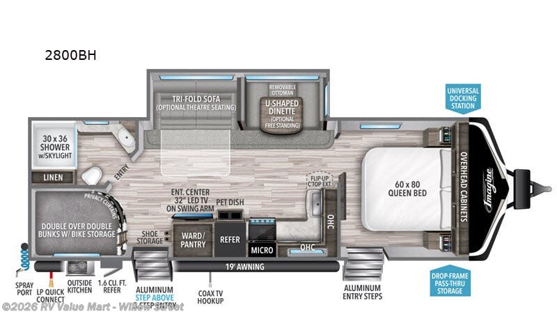 2020 Grand Design Imagine 2800BH - Used Travel Trailer For Sale by RV Value Mart - Willow Street in Willow Street, Pennsylvania features Slideout