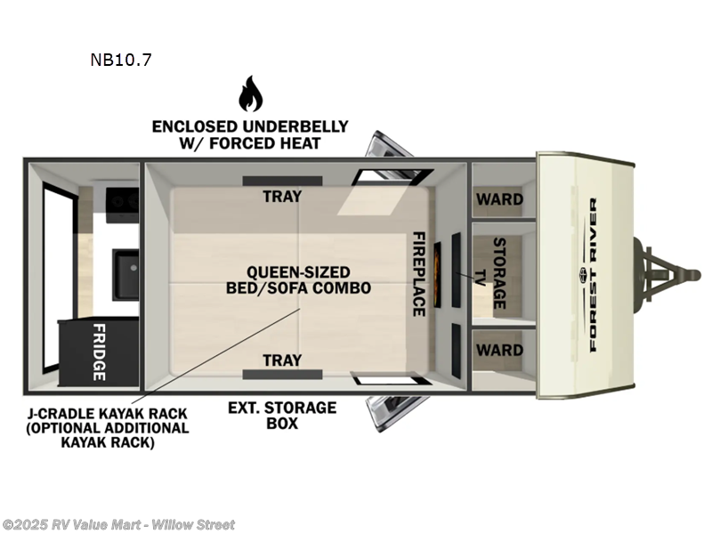 2026 Forest River No Boundaries NB10.7 - New Travel Trailer For Sale by RV Value Mart - Willow Street in Willow Street, Pennsylvania