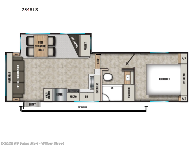 2026 Coachmen Chaparral Lite 254RLS - New Fifth Wheel For Sale by RV Value Mart - Willow Street in Willow Street, Pennsylvania features Slideout