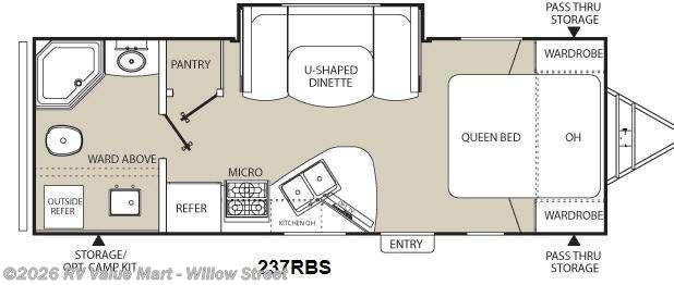 2013 Coachmen Freedom Express 237RBS - Used Travel Trailer For Sale by RV Value Mart - Willow Street in Willow Street, Pennsylvania features Slideout