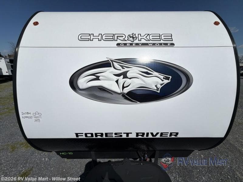 New 2026 Forest River Cherokee Grey Wolf 26DBH available in Willow Street, Pennsylvania