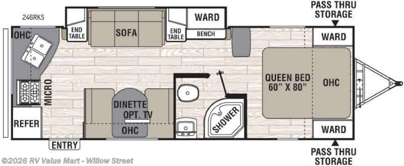 2017 Coachmen Freedom Express 246RKS - Used Travel Trailer For Sale by RV Value Mart - Willow Street in Willow Street, Pennsylvania features Slideout