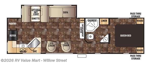 2015 Forest River Cherokee 274RK - Used Travel Trailer For Sale by RV Value Mart - Willow Street in Willow Street, Pennsylvania features Slideout
