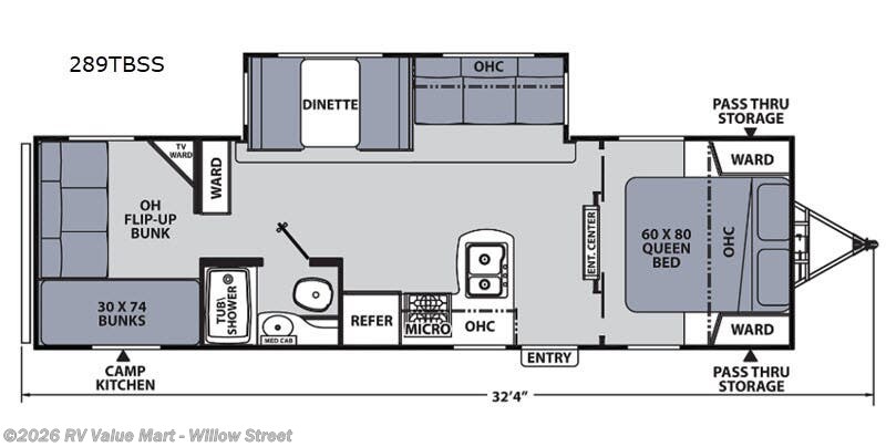 2020 Coachmen Apex Ultra-Lite 289TBSS - Used Travel Trailer For Sale by RV Value Mart - Willow Street in Willow Street, Pennsylvania features Slideout