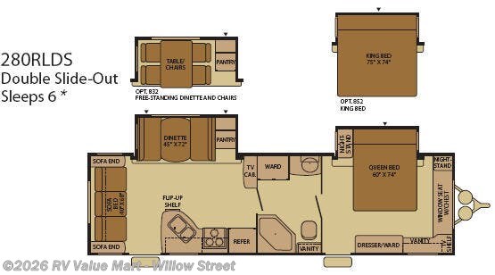 2001 Fleetwood Terry 28RLDS - Used Travel Trailer For Sale by RV Value Mart - Willow Street in Willow Street, Pennsylvania features Slideout